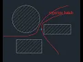 How to separate existing hatch in Autocad