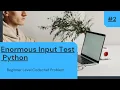 Enormous Input Test Codechef Beginner Problem Python Solution