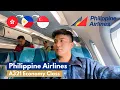 Never Again Philippine Airlines Economy Class Review A321-200 Hong Kong to Manila to Singapore
