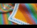 How to Crochet a C2C Moss Stitch Rectangle Blanket