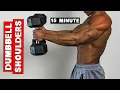 15 Minute Dumbbell Shoulders Workout At Home No Bench Needed
