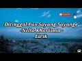 Download Lagu Ditinggal Pas Sayang Sayange - Nella Kharisma [ Lirik ]