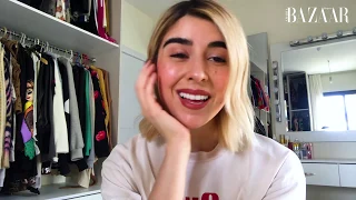 حيلة زينة مكي لحواجب ورموش كثيفة صباح الجمال هاربرز بازار 