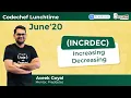 CodeChef June Lunchtime 2020 Increasing Decreasing INCRDEC