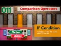 011 if conditions - decision statements