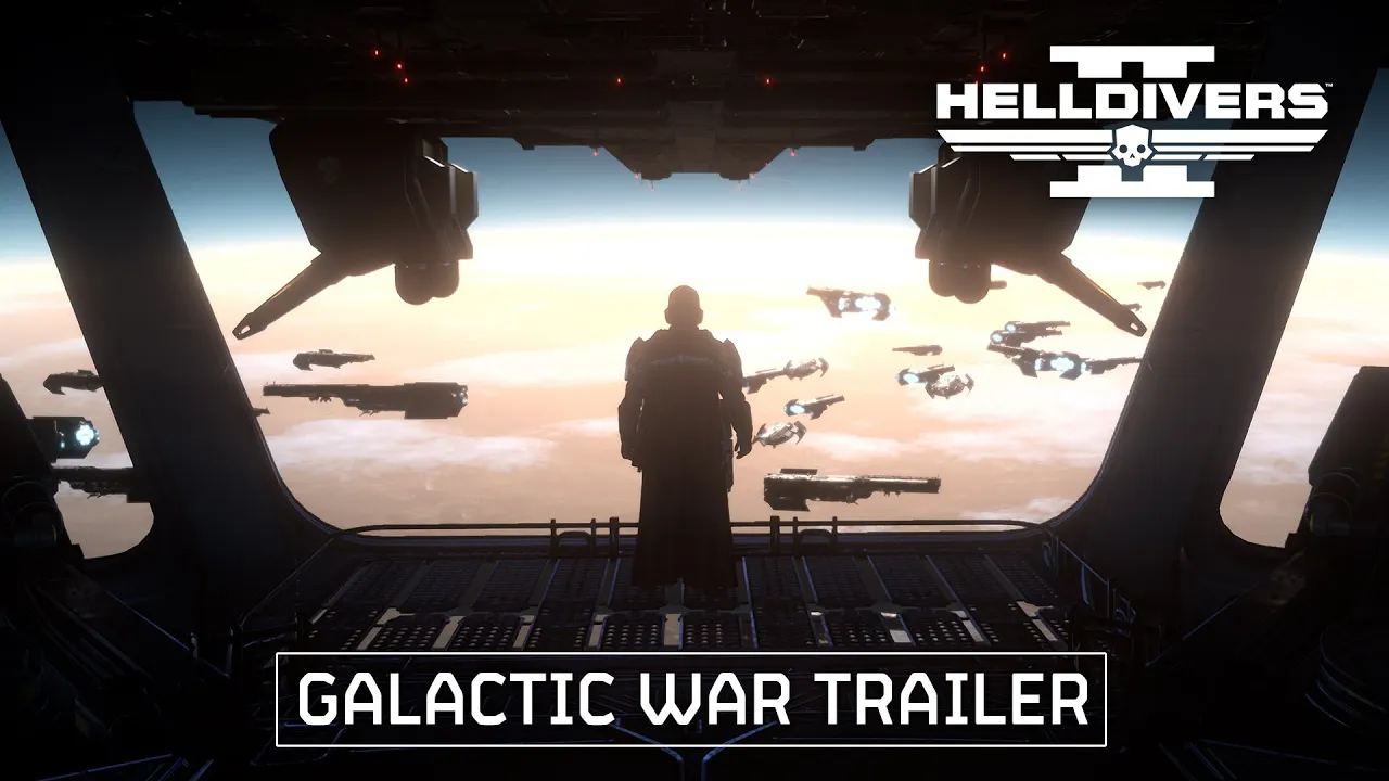 《Helldiver 2》-“联合阵线”星系战争预告片 | PS5和PC游戏
