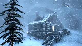 BRUTAL SUPER EXTREME COLD With UNUSUALLY EPIC BLIZZARD And Snowstorm Sounds 2025 For Sleeping Snow 