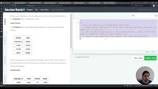 Employee Names SQL Basic Select Exercicio de HackerRank