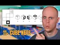 3 Ways To Solve Impossible 11 Cube Nets Non-verbal Spatial Reasoning