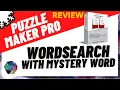 PUZZLE MAKER PRO - WORDSEARCH GENERATOR REVIEW