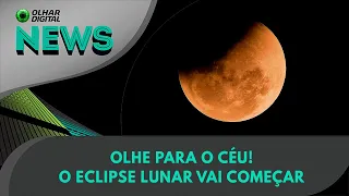 Ao vivo | Olhe para o céu! O eclipse lunar vai começar | 17/09/2024 | #OlharDigital