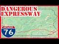 Why the I-76 Schuylkill Expressway in Philadelphia is the MOST DANGEROUS Highway in Pennsylvania
