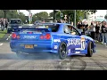 Download Lagu BEST OF NISSAN SKYLINE SOUNDS Compilation- Accelerations, Revs, Flames, Burnouts  (R32, R33, R34...)
