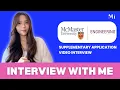 McMaster Engineering Computer Science Supplementary Application Interview Guide