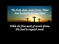 | ALAS! AND DID MY SAVIOR BLEED? (At the Cross)| Lyric Video | HYMN by ISAAC WATTS |