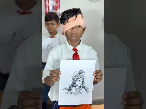 Drawing competition ❤️🥺 #Krishna #Krishnaji #JaiShriKrishna ￼#KrishnaJanmashtami #BadalThakur09