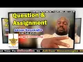 Adviser Nowamagbe  Question and assignment
