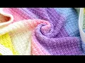 EASY C2C Crochet Blanket Pattern QUICK Project AMAZING Texture