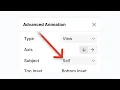 Animation subject and different options