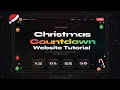 Animated Christmas Countdown Website Tutorial HTML CSS JavaScript