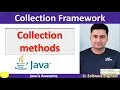 Methods of collection in java