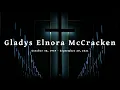 Memorial Service for Gladys Elnora McCracken