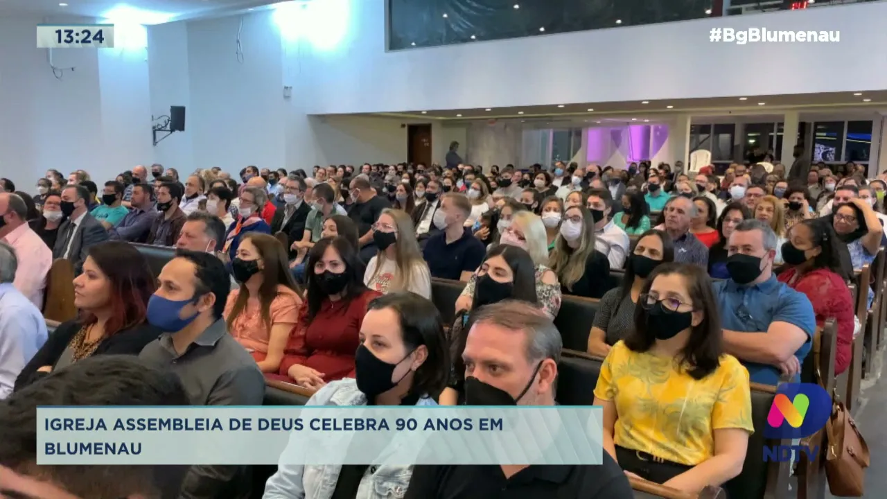 Igreja Assembleia de Deus celebra 90 anos em Blumenau