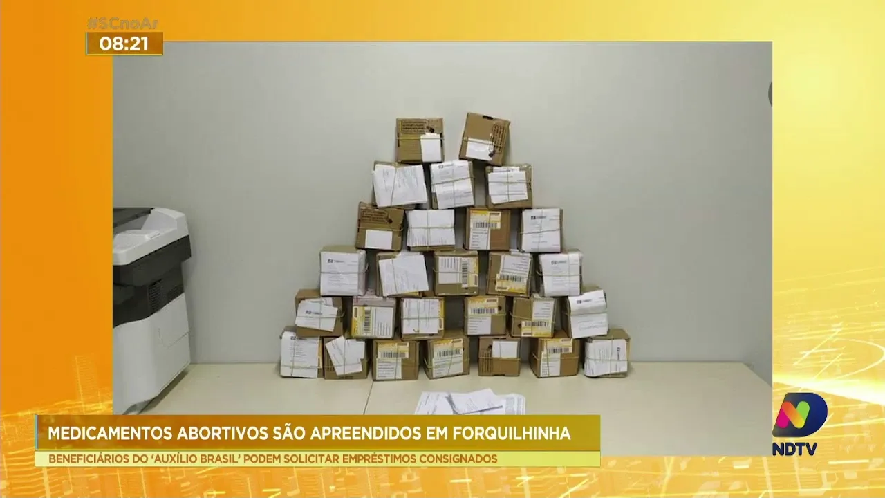 Polícia apreende medicamentos abortivos que estavam sendo comercializados na cidade de Forquilhinha