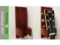How to Make and install a Guitar Hanger Holder