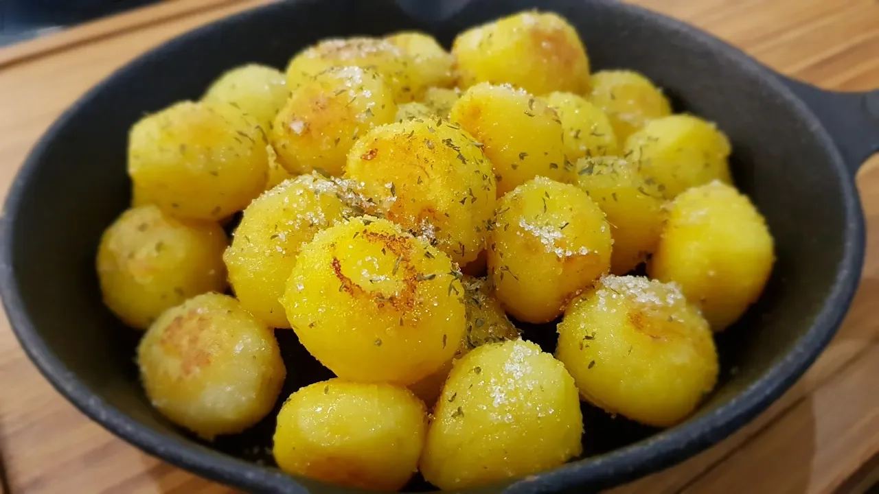 알감자 버터구이