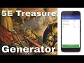 D D 5E Treasure Generator Application Review Android