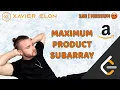 LeetCode 152 Maximum Product Subarray Solution Explained Java Whiteboard