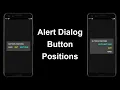 3 three AlertDialog Button Position Android Studio Java