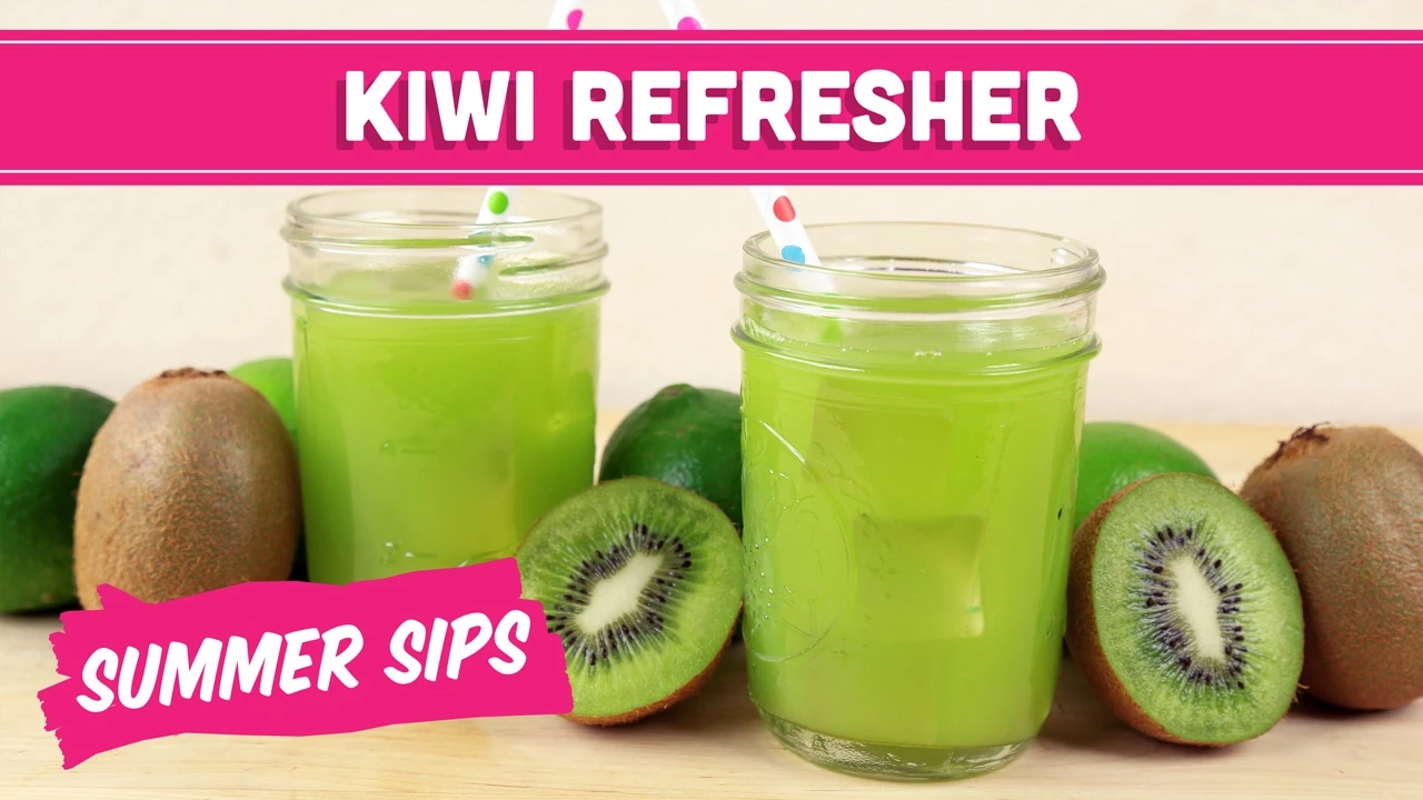 Kiwi Refresher Juice! Summer Sips In Sixty Seconds - Mind Over Munch