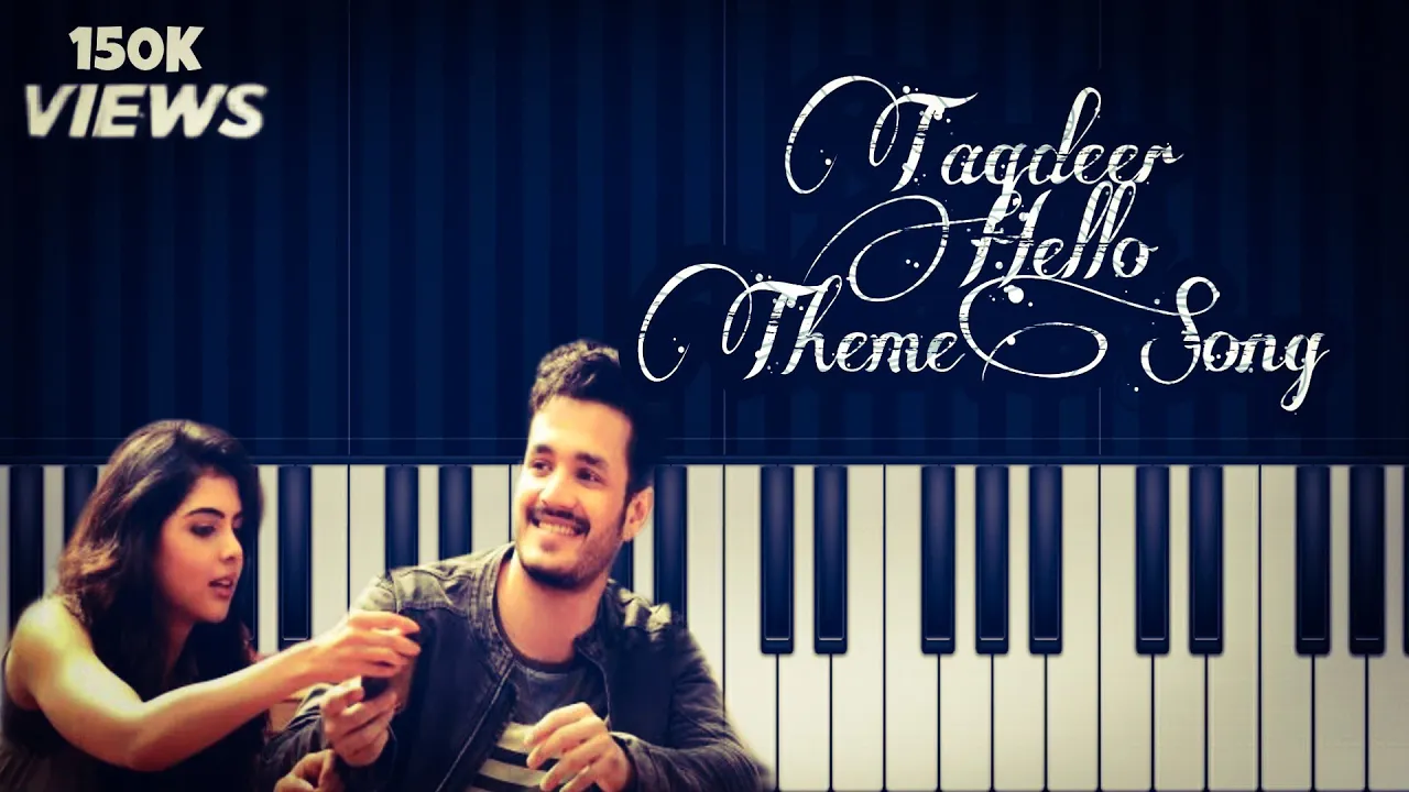 Ek Aisa Woh Jaha Tha song | Easy Piano Tutorial | Taqdeer Hello Theme Song Piano Cover
