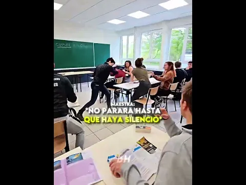 Esta maestra llegó al LÍMITE