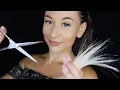 ASMR Relaxing Haircut Roleplay With Layered Sounds Real Hair