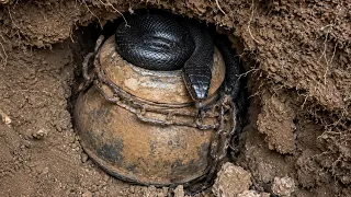 Shocking Find! The Golden Snake Jar Discovery with Metal Detector Hidden Treasure?