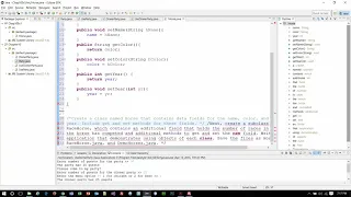 Java Programming 1 - Chapter 10 Exercise 1