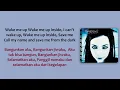 Download Lagu Evanescence - Bring Me To Life ( Lirik Terjemahan )