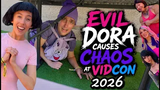 Evil Dora causes chaos at VidCon 2026
