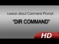 Lesson about Command Prompt Dir Command - HumanDoubts