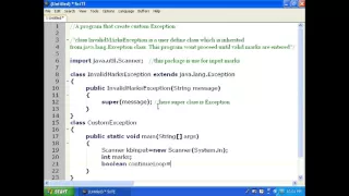 Custom Exception in Java Standard-12 Lesson-10