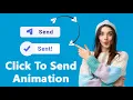 Click To Send Animated Moving Send Button With HTML CSS Web Tech