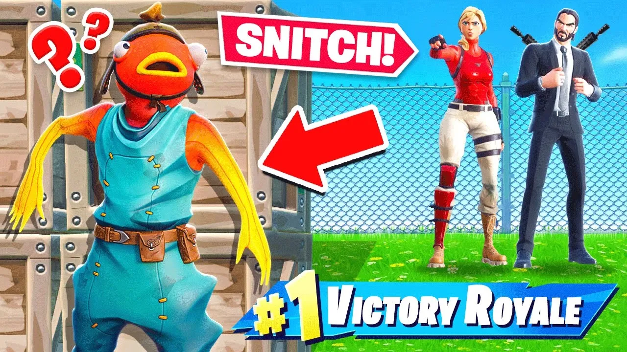 HIDE or SNITCH to WIN! (Fortnite)