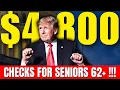 SOCIAL SECURITY ALERT 4 800 Checks for Seniors 62 - May Payment Schedule OUT NOW