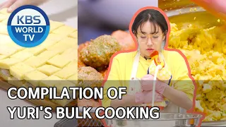 Compilation of Yuri's bulk cooking [Editor’s Picks / Stars' Top Recipe at Fun-Staurant]