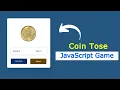 Javascript Coin Flip Game Coin Toss Game HTML CSS JavaScript