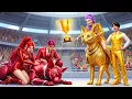 Lagu Golden Family VS Ruby Family: RUMI Gets Magic Sphynx Cat Racing Championship - KPOP Demon Hunters
