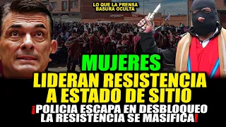 CAE RODRIGO PAZ ¡MUJERES LIDERARAN RESISTENCIA A ESTADO DE EXCEPCION!